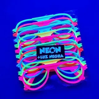 Óculos Neon Ray Ban Kit 10 - Festa Balada Casamento Aniversário Divertido - Único