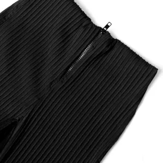 Legging Feminina Modeladora em Alto Relevo com Zíper - Calça Canelada 3D - Vinho