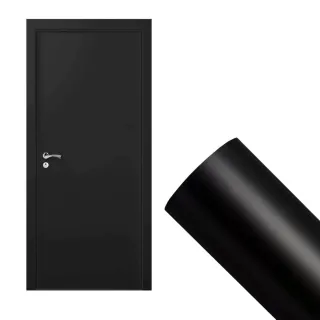 Promoção Papel Adesivo Preto Fosco Lavável - 5 Metros - Único