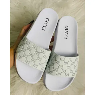 Frete grátis! Envio imediato do Chinelo Slide Unisex Premium - Branco