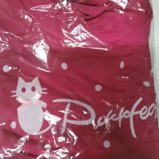 Moda feminino: Camiseta estampa gatinha manga curta em Viscolycra - Cinza