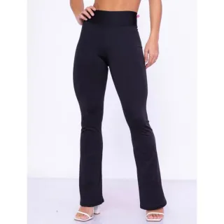 Legging Flare Feminina - Calça Boca de Sino - Preta