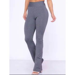 Legging Flare Feminina - Calça Boca de Sino - Preta