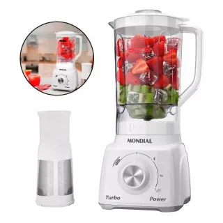 Jarra de San Liquidificador Turbo Power L-99 Mondial Branco Portátil 2.2L - 220V