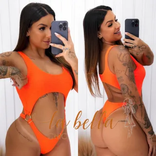 Anitta Biquíni Gringo Fio Dental Argola Lateral - Anita Pink Texturizado