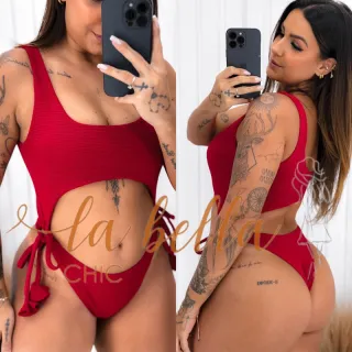 Anitta Biquíni Gringo Fio Dental Argola Lateral - Anita Pink Texturizado