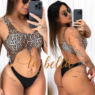 Anitta Biquíni Gringo Fio Dental Argola Lateral - Anita Pink Texturizado