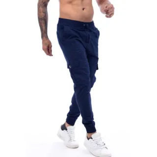 Pronta entrega calça cargo masculina sarja e jeans coloridas com elástico - Verde