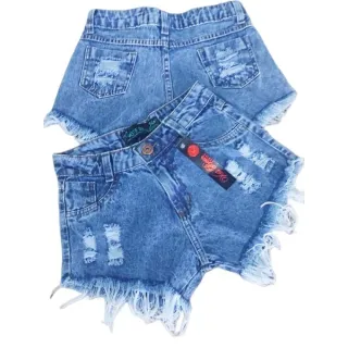 Promoção: Jeans Feminino Cintura Alta Destroyed - LEVANTA BUM BUM - marmorizinho