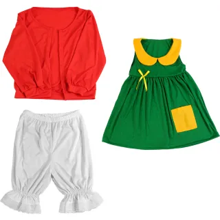 Adulto Fantasia Chiquinha - Divertida e Original - Verde