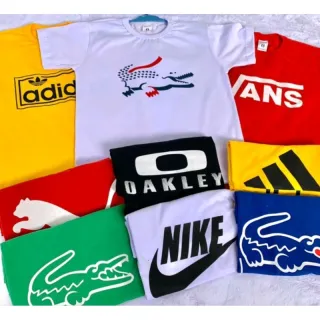 Camisetas Infantil Juvenil Algodão Kit 03 - Estampas Variadas - Variadas