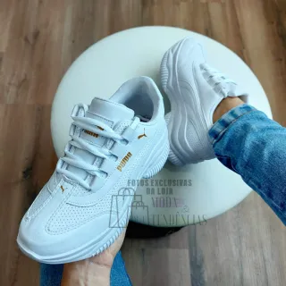 Confortável tênis feminino plataforma, lindo e resistente (forma grande)