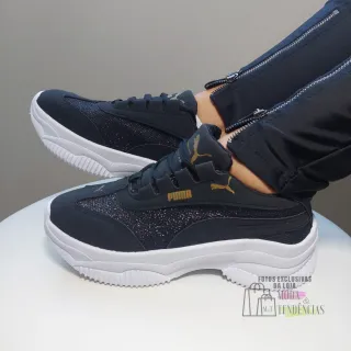 Confortável tênis feminino plataforma, lindo e resistente (forma grande) - Branco