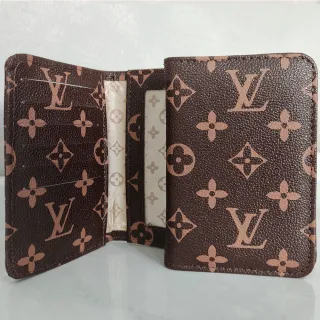 Porta Cartões Pequena para Cartões e Documentos - Cores Variadas - CAFE