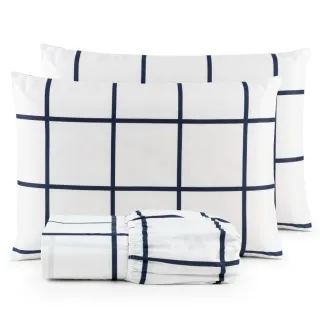 Lençol Casal Jogo de Cama Micropercal 200 Fios - 03 Peças - ROSA RETRÔ