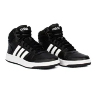 Tênis Clássico AD NEO HOOPS 3.0 Fashion: Confortável e Versátil - BRANCO/PRETO