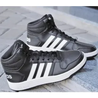 Tênis Clássico AD NEO HOOPS 3.0 Fashion: Confortável e Versátil - BRANCO/PRETO