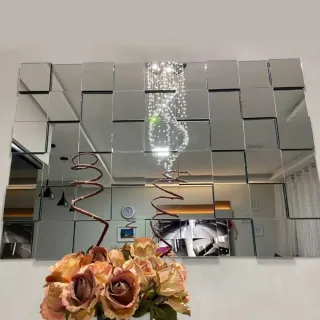 Painel Decorativo Sala de Jantar Liverpool Montável 3D - 18 unidades - Único