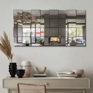 Painel Decorativo Sala de Jantar Liverpool Montável 3D - 18 unidades - Único