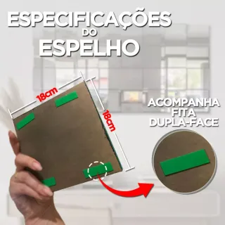 Painel Decorativo Sala de Jantar Liverpool Montável 3D - 18 unidades - Único