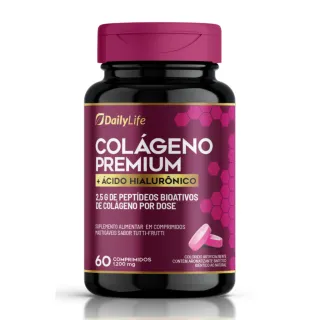 Colágeno Verisol Premium com Ácido Hialurônico + Kit Colágeno Feminy, 60 Cápsulas e Comprimidos - Único