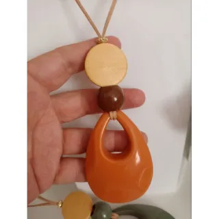 Escolha vários modelos de maxi colar feminino - Preto amêndoa