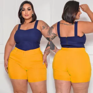 Verão Alfaitaria Plus Size: Cinto Fivela Forrada que Modela o Corpo - Pink