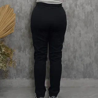 Moda Blogueira: Calça Feminina Moletom Cintura Alta - Preto