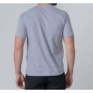 T-shirt cinza mesclado com tiras - Raryel - Cinza