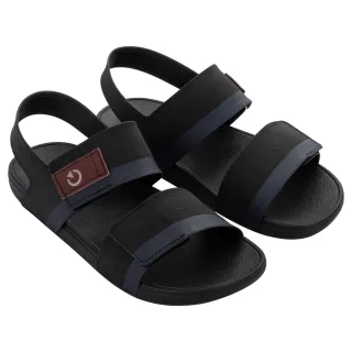 Super Confortável Sandália Masculina Papete Cartago Dakar - MARROM/MARROM/CASTOR