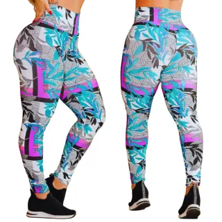 Legging Feminina Estampada Fitness - Raryel - Sortida