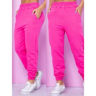 Cintura alta Calça Jogger Feminina de Moletom - Preto