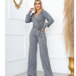 Calça Pantalona Manga Longa Princesa - MACACÃO LARISSA - FUSCIA