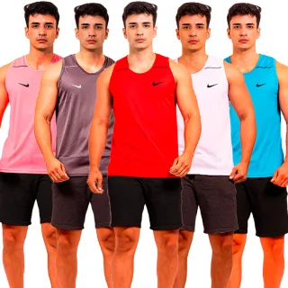 Camiseta Dry Fit Masculina para Academia - Treino Fitness Moda Masculina - Azul Royal