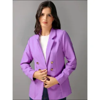 Acinturado Feminino Blazer Alfaiataria - Nude