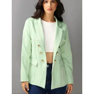 Acinturado Feminino Blazer Alfaiataria - Nude