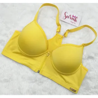 Sutiã Bojo Abertura Frontal Zíper Nadador - Jaipu (Rosa)