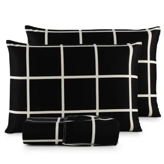 Lençol Casal Jogo de Cama Micropercal 200 Fios - 03 Peças - ROSA RETRÔ