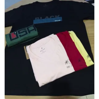 Kit de 5 camisas LD com pequenos defeitos por preço baixo (tamanhos P ao GG) - P