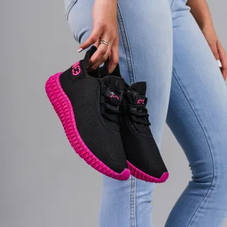 Neymar Tênis Esportivo Feminino Masculino Confortável Resistente Sola 4D - Black