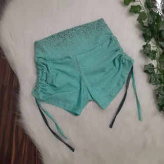 Academia Fitness Shorts Cordinha Lateral Empina Bumbum Degradê - Exército