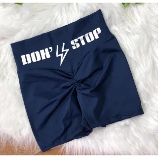 Empina Bumbum Poliamida Short para Academia e Treinos em Geral - Azul Marinho