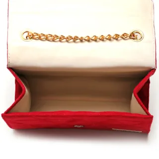 Oferta! Bolsa Feminina Envelope Baú com Alça de Corrente - ENV-PRETO-