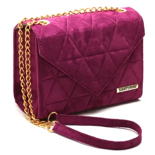 Oferta! Bolsa Feminina Envelope Baú com Alça de Corrente - ENV-PRETO-