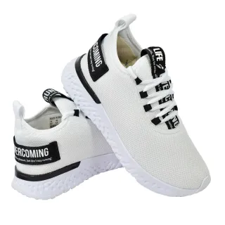 Promoção: Tênis Leve e Confortável para Academia, Caminhada e Lazer - BRANCO/NUDE-LIFE