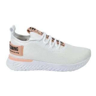 Confortável tênis casual e esportivo respirável feminino e masculino - PRETO/NUDE - LIFE