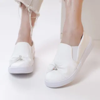 Sapatênis Slip On Feminino Nó Calce Fácil - iate preto