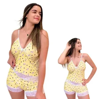 Dormir em luxo com o Baby Doll de liganete - GG