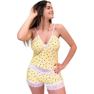 Dormir em luxo com o Baby Doll de liganete - GG