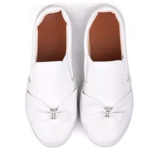 Sapatênis Slip On Feminino Nó Calce Fácil - iate preto